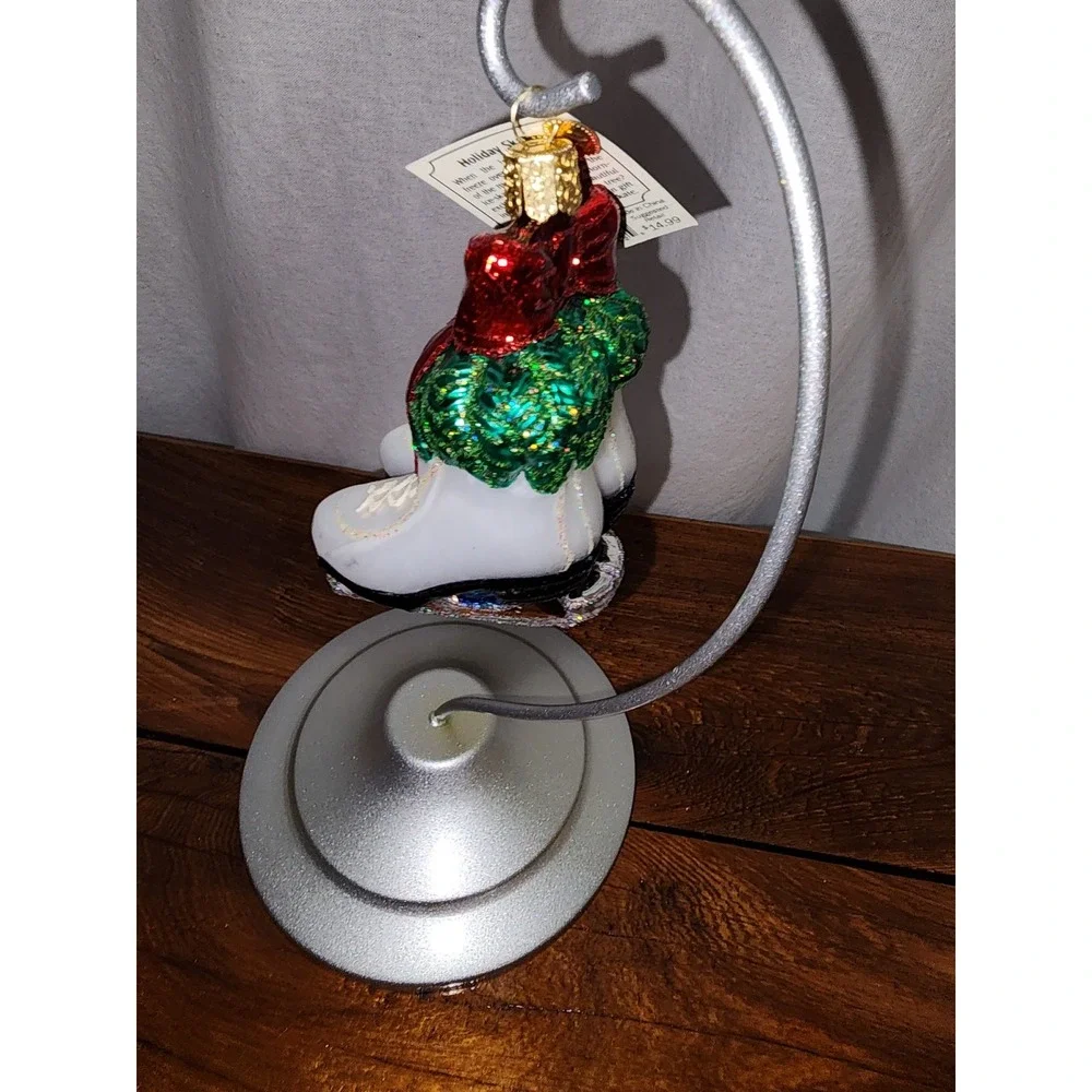NEW Old World Christmas Ice Skates Ornament Merck‎ Family